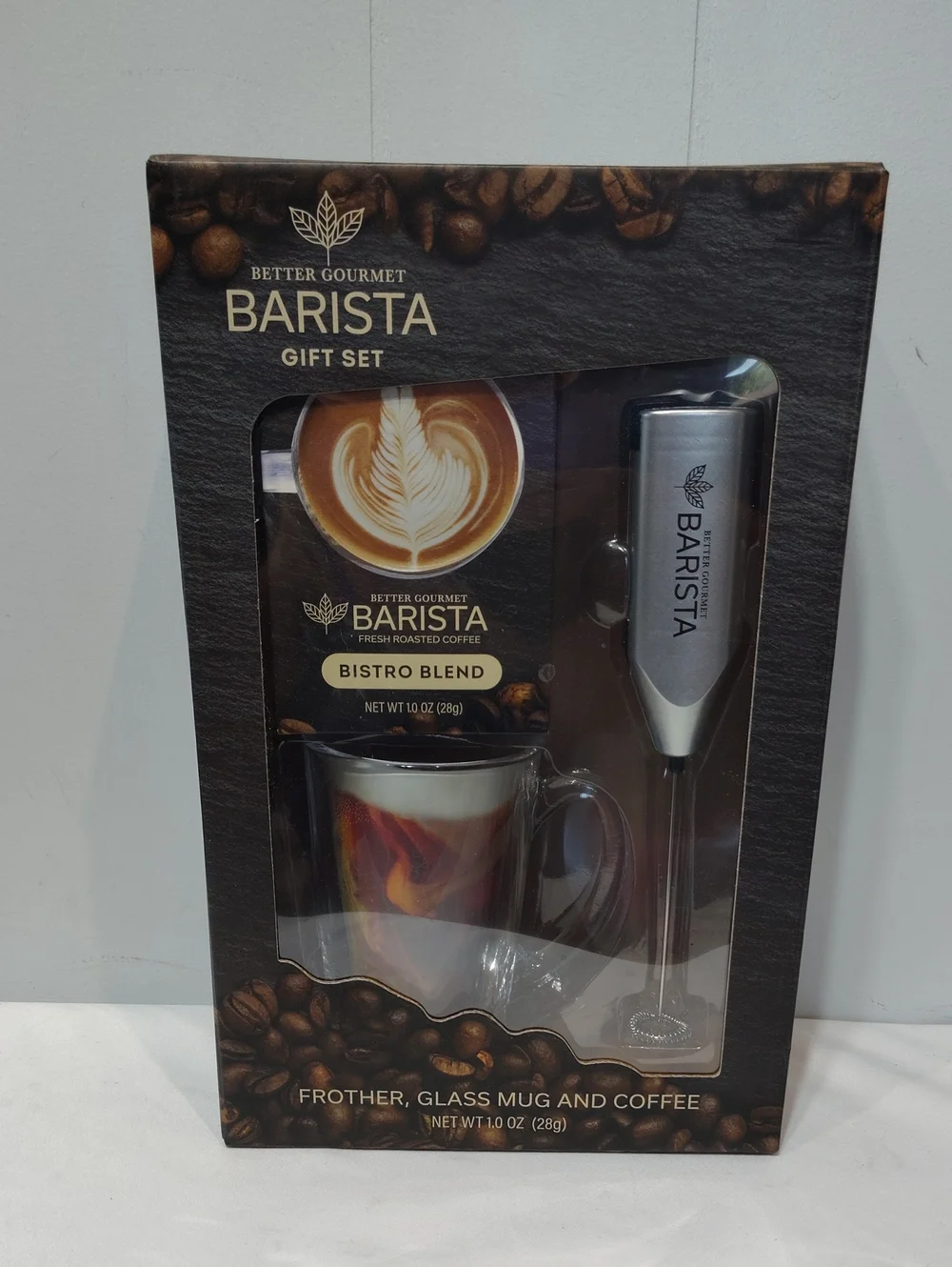 Better‎ Gourmet Barista Gift Set with Frother Coffee and Mug